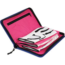 2thpart Premium synthetic leather glove caddie with flamingo embroidery for a premium look.
