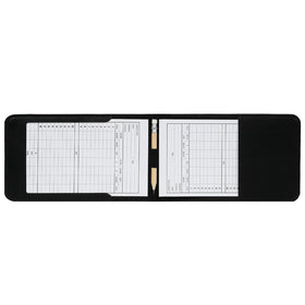 Pencil included with 2thpart scorecard holder for on-course scoring