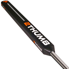 2 Thumb OG Lite 35 putter grip black front view shows uniform surface