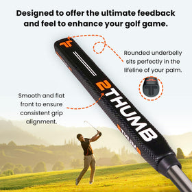 2 Thumb SNUG TOUR 30 grip texture detail for confident putting.