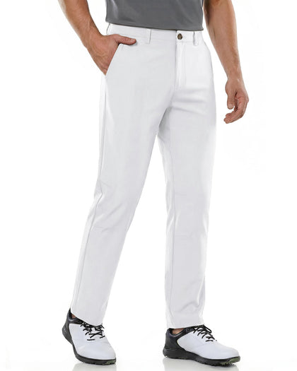 33,000ft men's golf pants with 5 pockets offer secure storage for tees and scorecards.