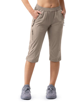 33,000ft women's golf capri pants with pockets for secure essentials on the course