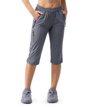 33,000ft women's golf capri pants with pockets securely store essentials during play
