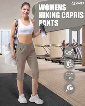 33,000ft slim-fit capri pants offering lightweight comfort for all-day wear