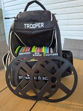 3DAmbitions disc golf dividers for fairway drivers streamline bag setup during rounds.