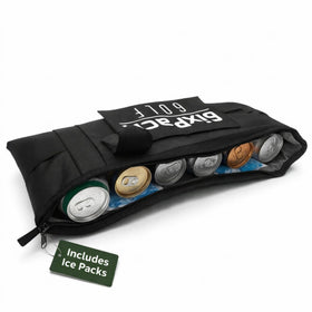 6ixPack Golf Cooler Bag front view, slim design for easy cart storage