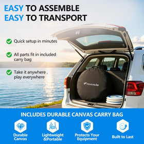 7RiversART carrying bag included for easy transport and storage