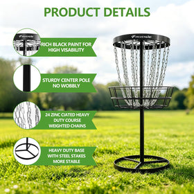 Galvanized chains on the 7RiversART basket for rust resistance