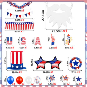 80UncleKimby latex balloons for vibrant Fourth of July celebrations and photos