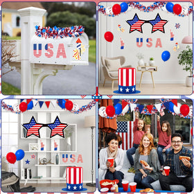 80UncleKimby patriotic glasses playful accessory for costumes and photos