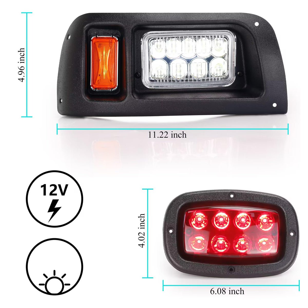 9.99WORLD MALL turn signal lever for easy light control on the cart