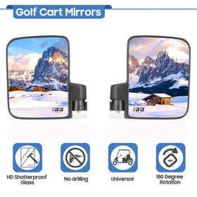 9.99WORLD MALL convex lens wide-view mirror enhances lane awareness and safety