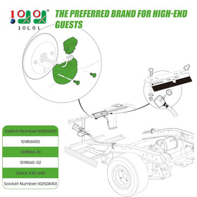 9.99WORLD MALL replacement switch 101856001-101856002 suitable across Club Car models.