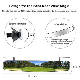 9.99WORLD MALL EZGO Club Car Yamaha-compatible mirror for easy cart upgrades.