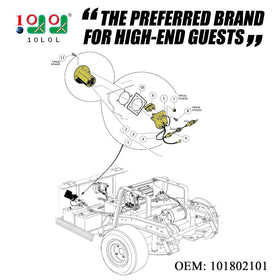 9.99WORLD MALL Club Car DS fuse assembly side view with integrated protection