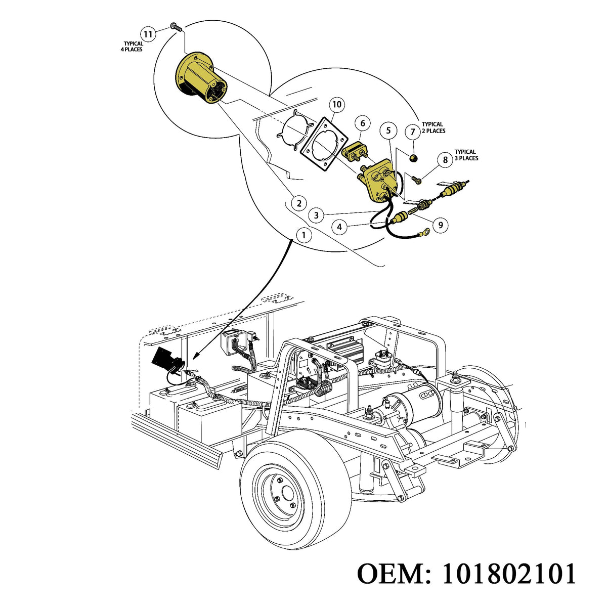 9.99WORLD MALL Club Car DS setup in use showing straightforward integration