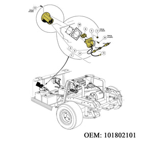 9.99WORLD MALL Club Car DS setup in use showing straightforward integration