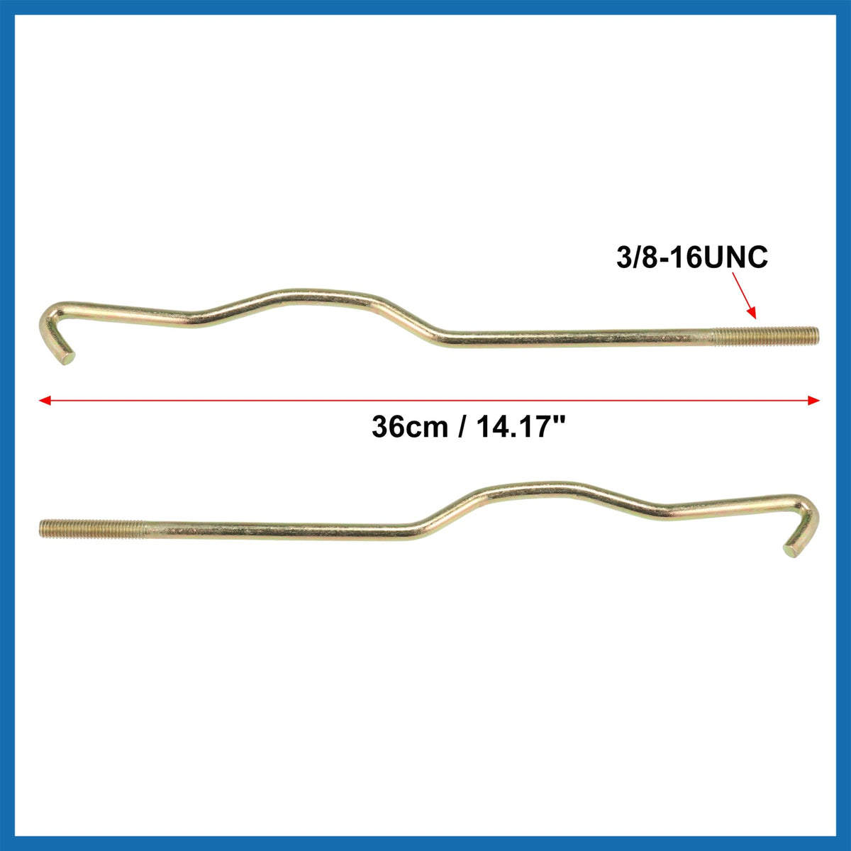 A ABSOPRO Club Car Precedent fitment rod ensures precise alignment.