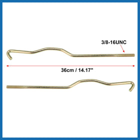 A ABSOPRO Club Car Precedent fitment rod ensures precise alignment.