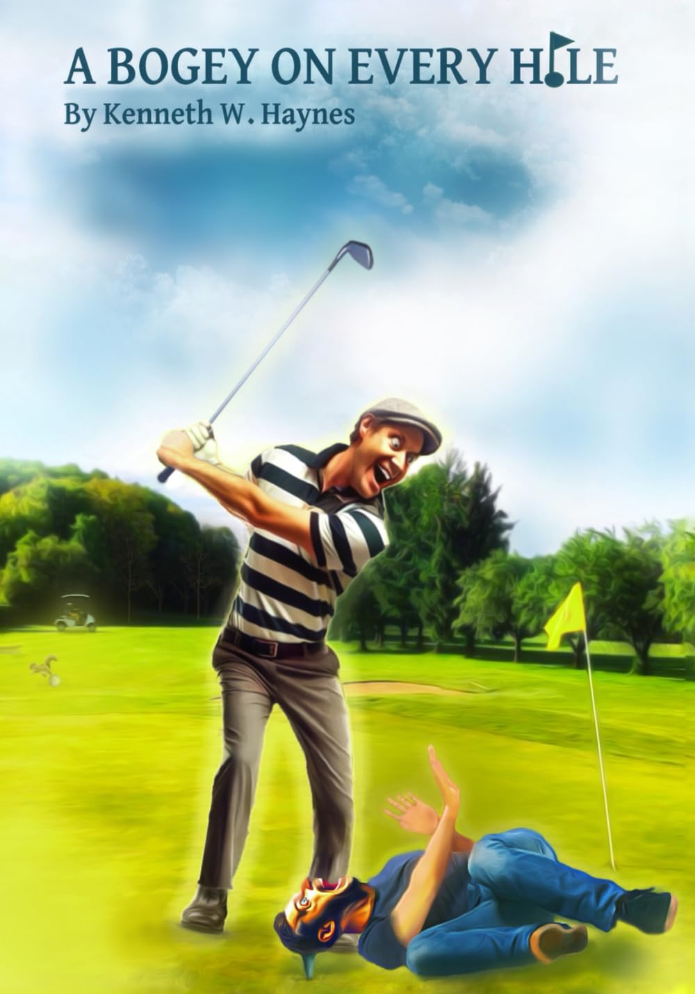 A Bogey On Every Hole book cover, inviting readers to enjoy lighthearted golf storytelling.