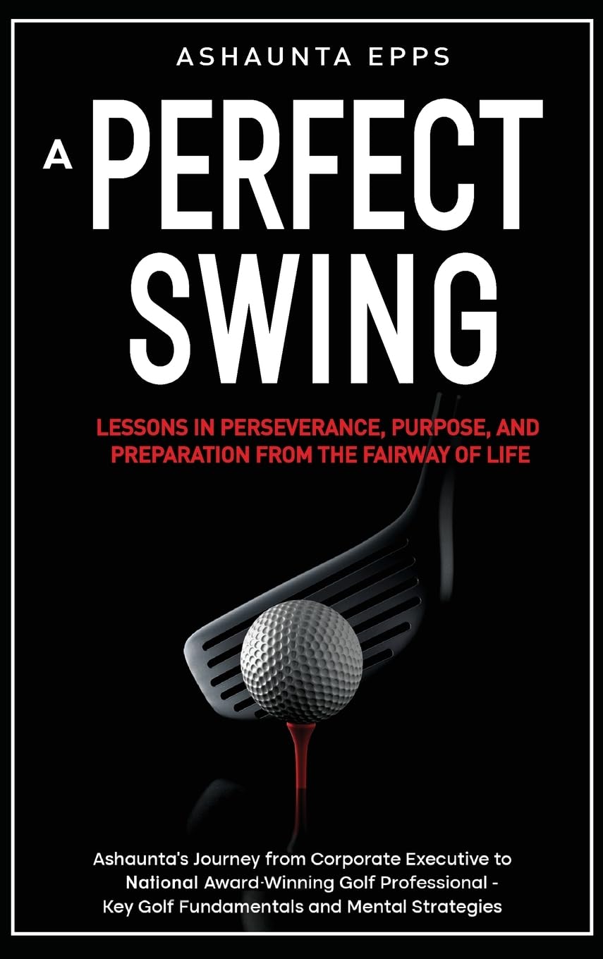 A Perfect Swing book cover highlighting perseverance and purpose for readers