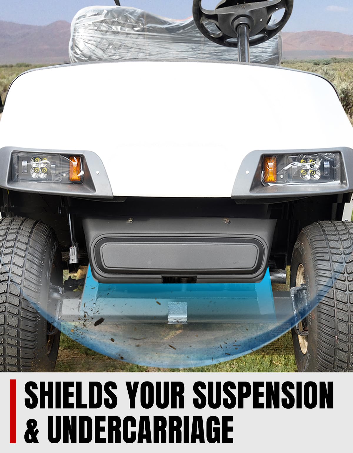 Close-up of PP material on A & UTV PRO shield