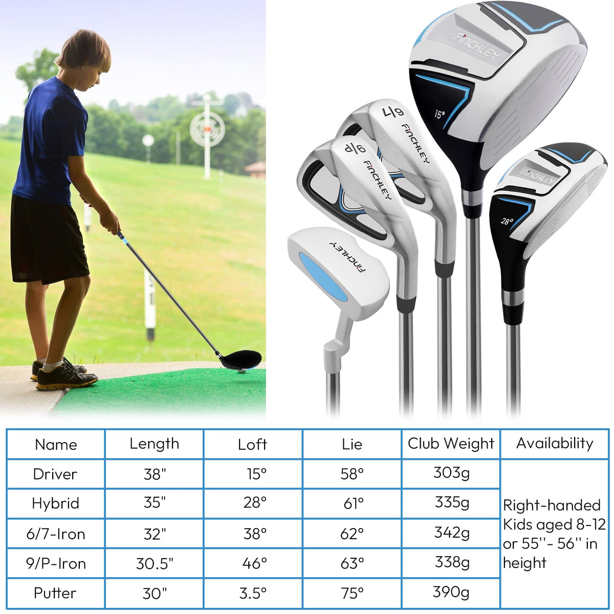 A11N SPORTS Finchley 7-iron designed for precise contact