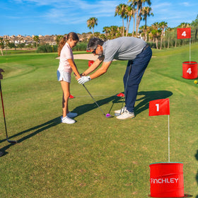 A11N SPORTS Finchley backyard setup supports quick games anywhere outdoors.