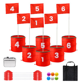 A11N SPORTS Finchley golf bucket set ideal for backyard practice and social games.