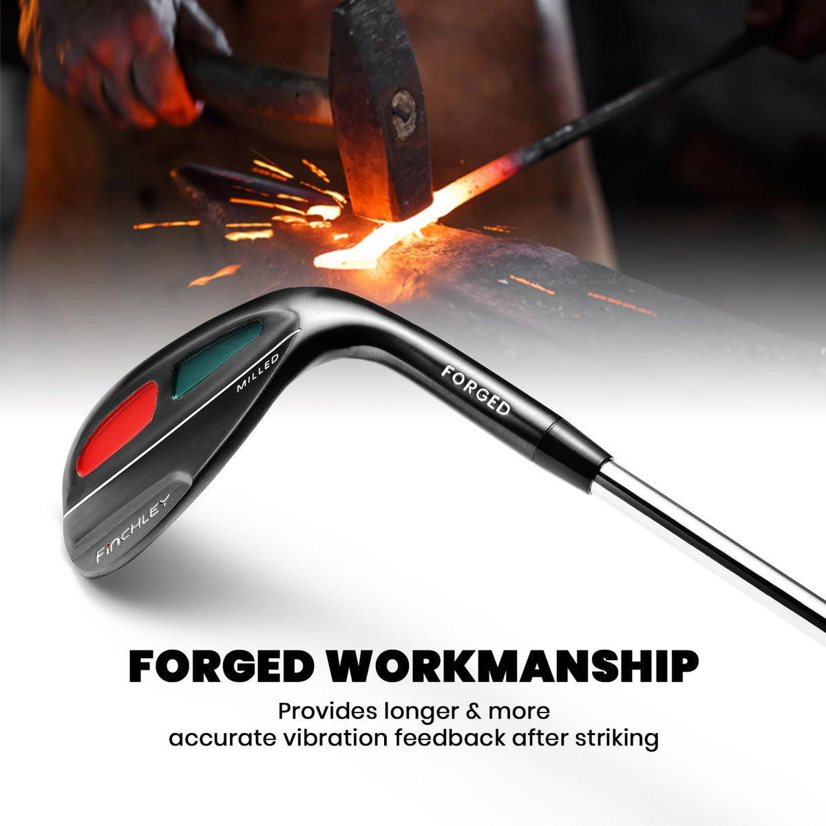 A11N SPORTS forged face milling wedge for consistent spin