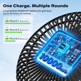 A2C 10000mAh battery powers long round with refreshing airflow during hot afternoons