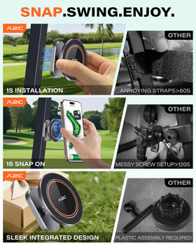A2C 360 rotation ball joint lets you switch to landscape for maps