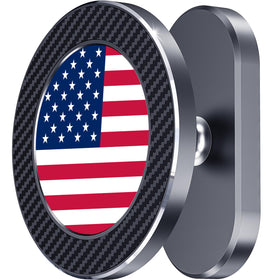 A2C alloy magnetic golf cart phone holder front view for course use