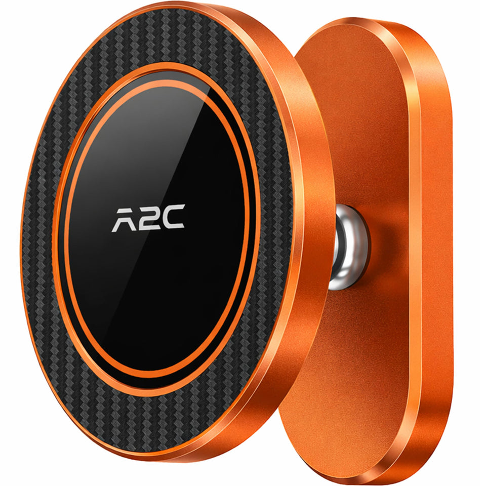 A2C Alloy Magnetic Golf Cart Phone Holder with MagSafe compatibility for secure GPS