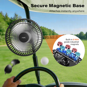 A2C durable brushless motor delivering strong, stable airflow outdoors