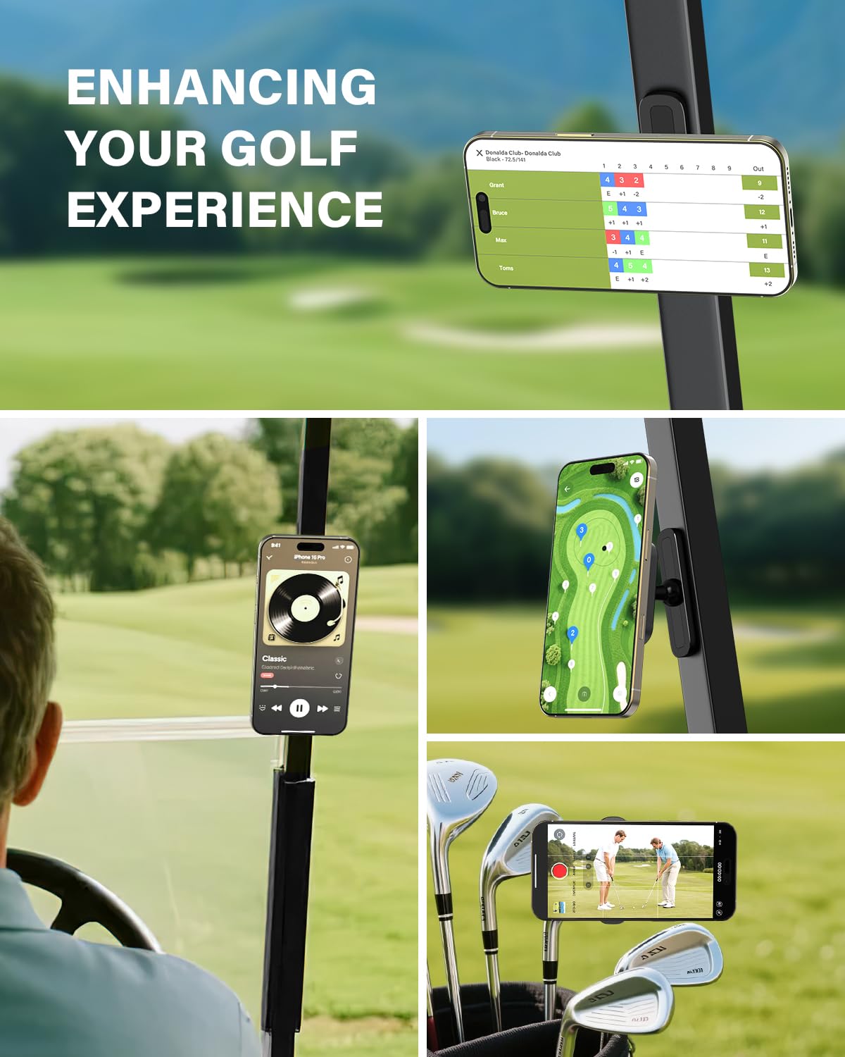 A2C easy one-hand use keeping iPhone accessible without obstruction.