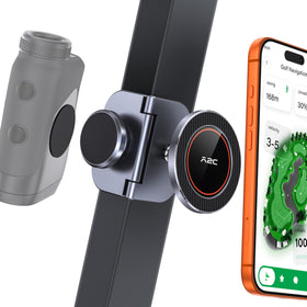 A2C Fold-Magnet on-cart mount stabilizes your phone during rounds