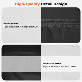 A2C cover measures 112 inches long by 54 wide by 66 high; fits most carts