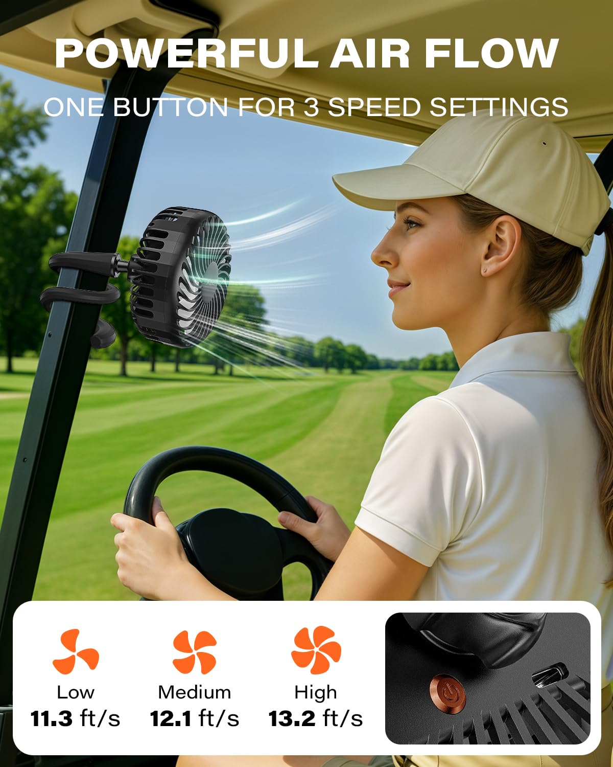 A2C 4000mAh battery detail providing long-lasting airflow between breaks.