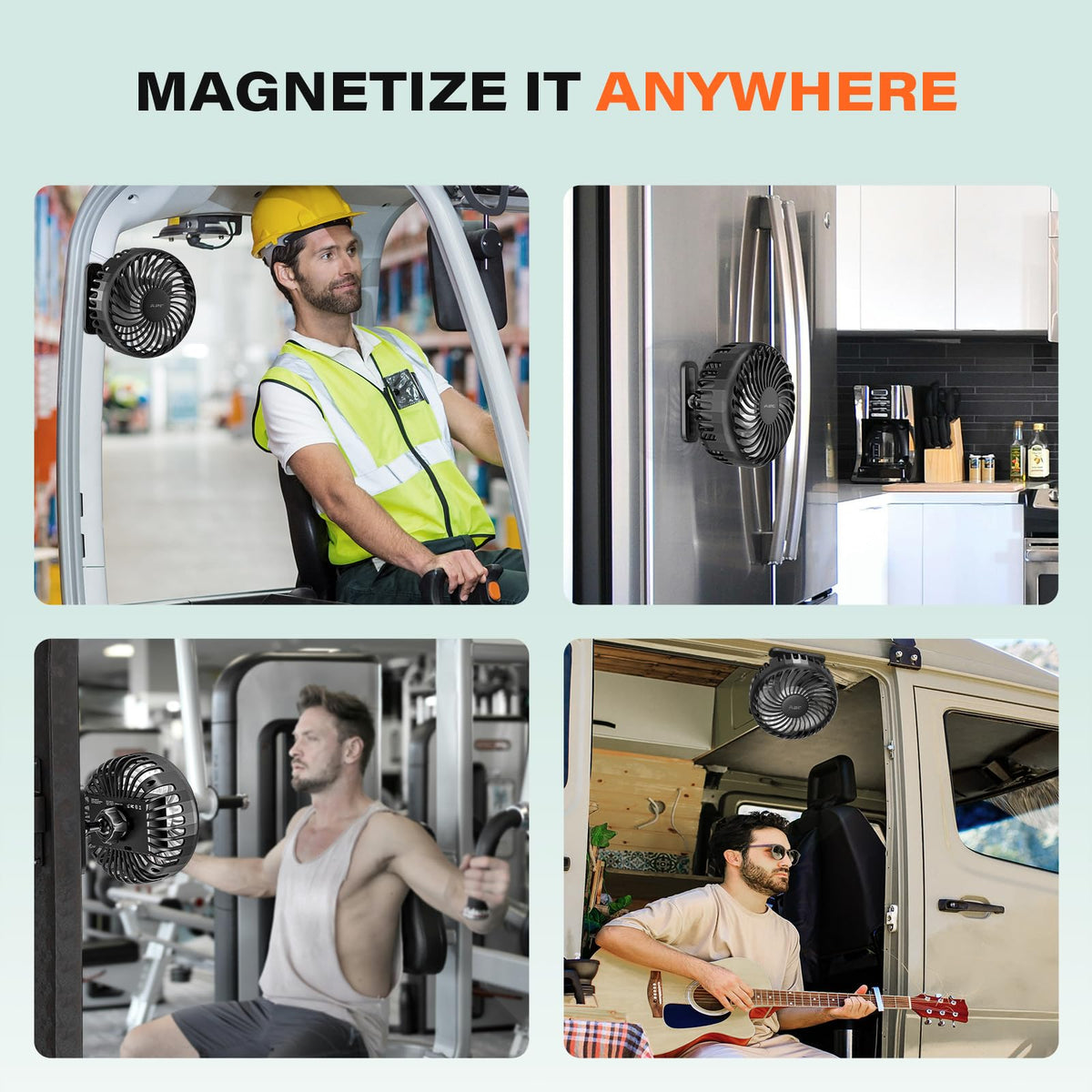 A2C compact design enables portable cooling on the go