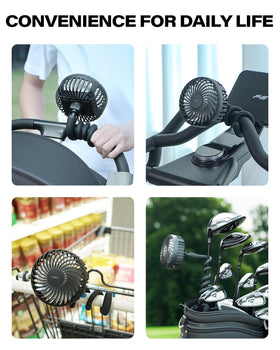 A2C quiet brushless motor delivers powerful cooling without distraction.