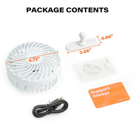 Portable cooling fan on the go suitable for outdoor activities