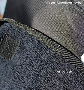 Close-up of A99 microfiber interior for quick drying
