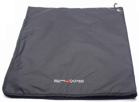 A99 Golf Rain Hood Towel on a bag protects clubs in rain