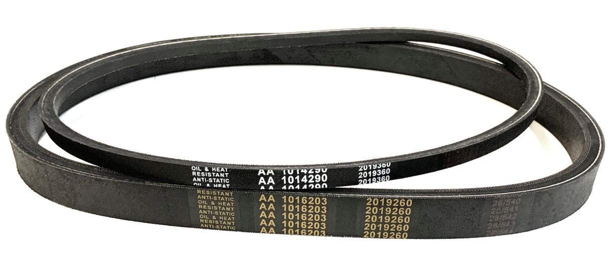 A.A drive and starter belt set for 1994 Club Car DS improves reliability and performance.