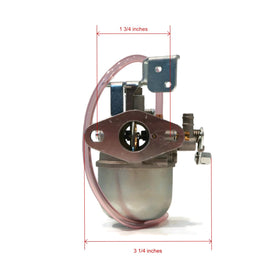 In-package EZGO carburetor with fuel line for quick replacement.