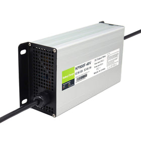 Abakoo charger showing standard 110-120V AC input for home use.