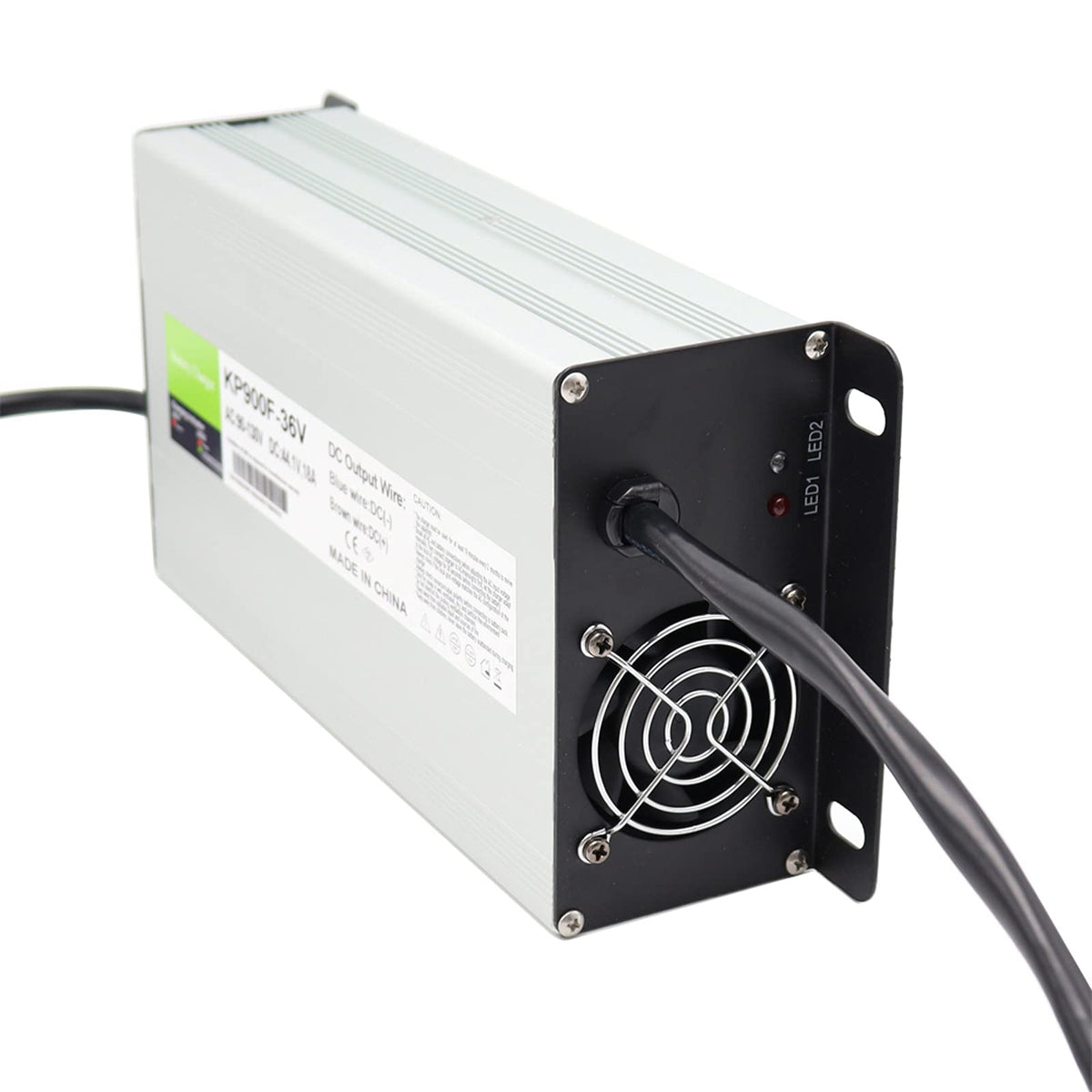Abakoo 36V charger delivering 44.1V DC output for efficient charging