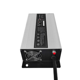 Abakoo 58.8V output label showing compatible charging for 48V packs.