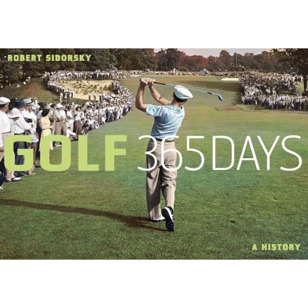 Abrams Books Golf 365 Days History cover—showcasing iconic golf photography for fans and collectors.